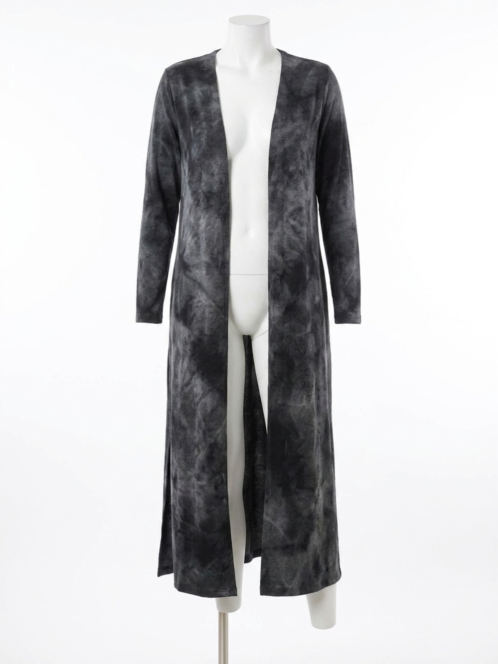 NEW HONEYME tie dye duster in charcoal